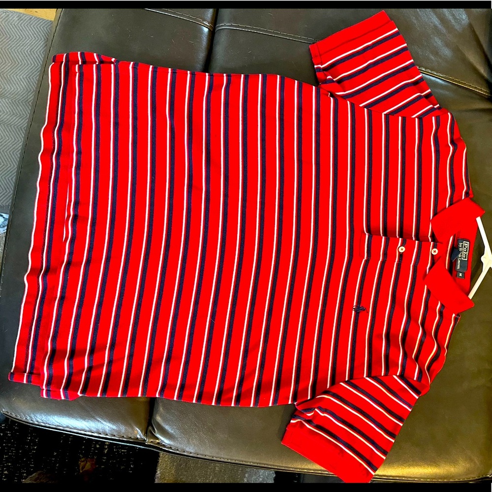 Red striped polo shirt Ralph Lauren